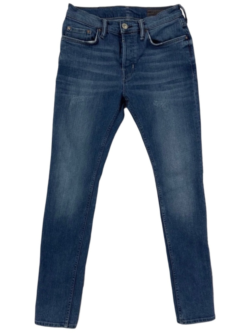 AllSaints Cigarette Skinny Jeans Women’s Size 30” Blue Wash Midrise Stretch